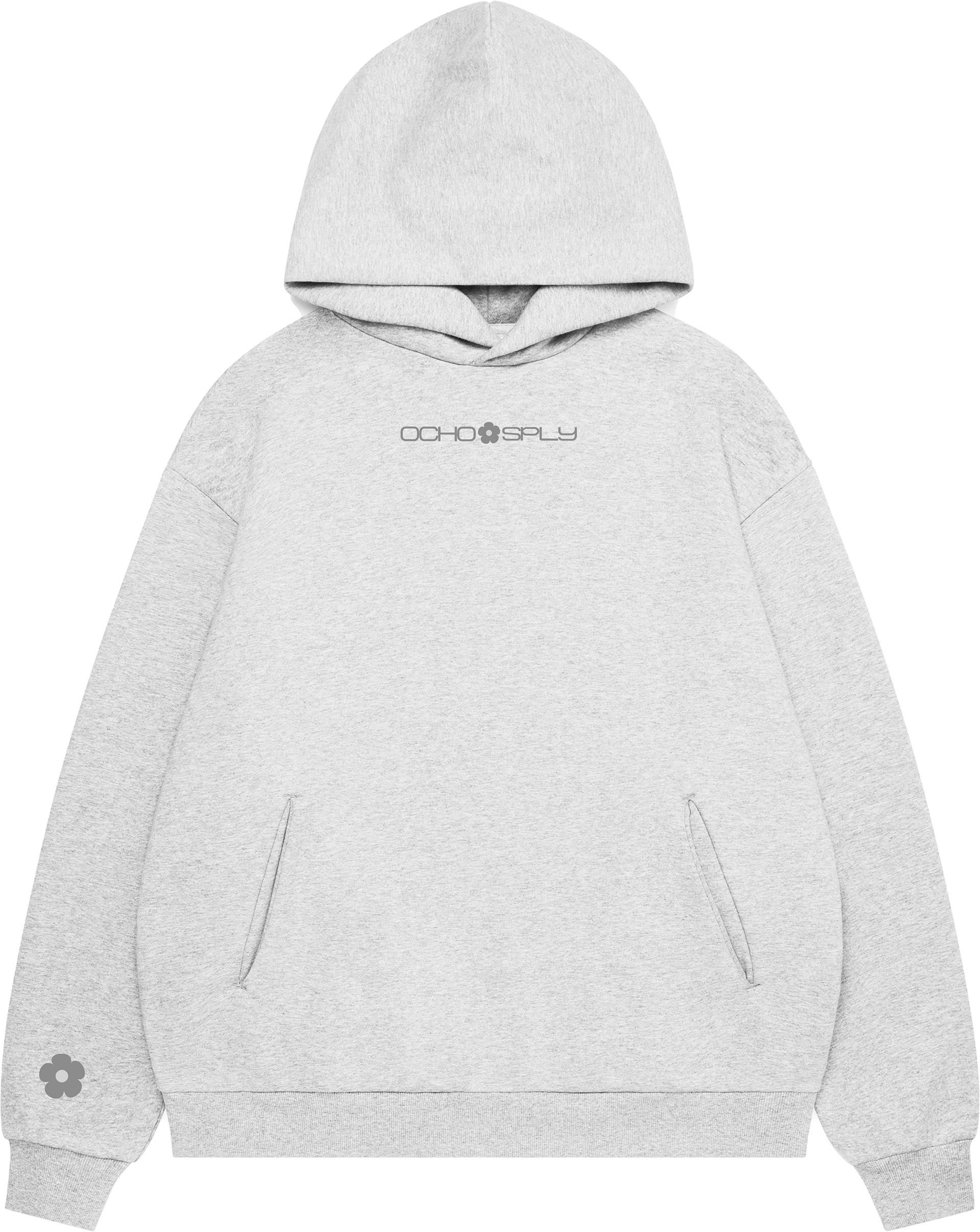 HEAVYWEIGHT GREY HOODIE – OCHOSPLY